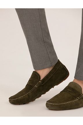 کفش لوفر سبز مردانه پاشنه کوتاه (1 - 4 سانتی متر) Pierre Cardin - کد 834880021