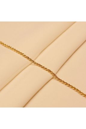 دستبند طلا زرد زنانه 14 عیار TAHAN MÜCEVHERAT - کد 870123082