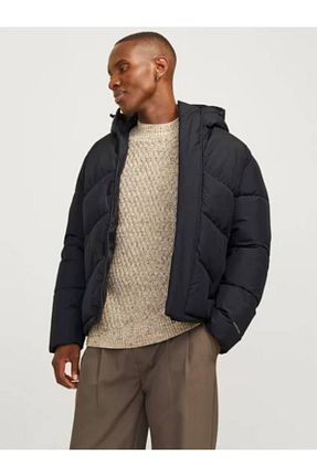 کاپشن مشکی مردانه رگولار Jack & Jones - کد 858305971
