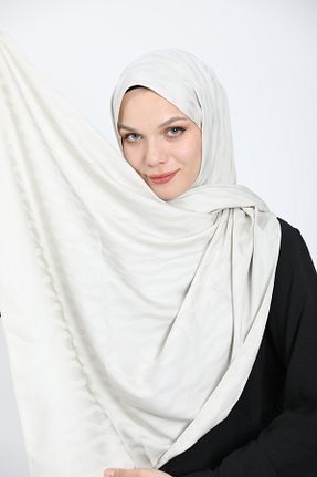 شال طوسی زنانه Kesik Elyaf m moon scarf - کد 869807142