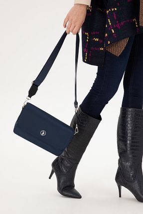 کیف دوشی سرمه ای زنانه U.S. Polo Assn. - کد 869802747