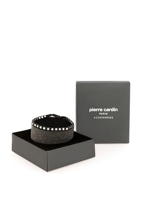 دستبند جواهر طوسی مردانه فلزی Pierre Cardin - کد 869810409
