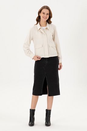 دامن مشکی زنانه جین U.S. Polo Assn. - کد 869807052