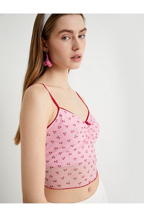 رکابی فیروزه ای زنانه توری Koton - کد 854387684
