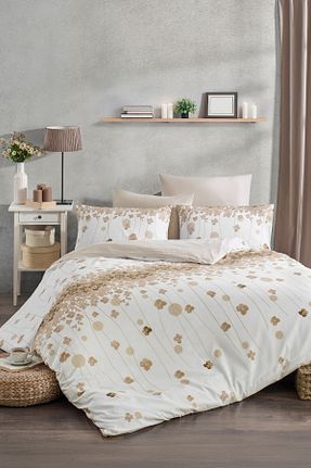 روتختی دونفره بژ پنبه ای TABEA HOME - کد 869808061