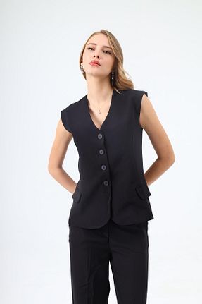 ست بالاتنه و پائین تنه مشکی مردانه پلی استر Dilek Aydın Atelier - کد 870851001