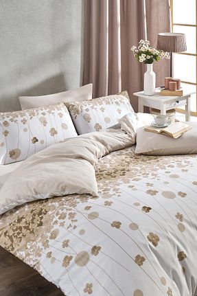 روتختی دونفره بژ پنبه ای TABEA HOME - کد 869808061