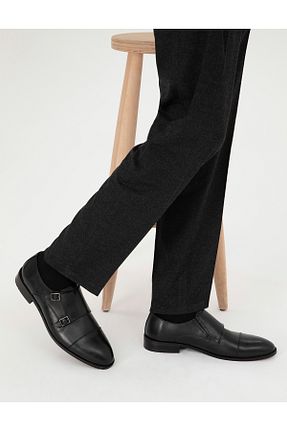 کفش کلاسیک مشکی مردانه پاشنه کوتاه (1 - 4 سانتی متر) Pierre Cardin - کد 869811063