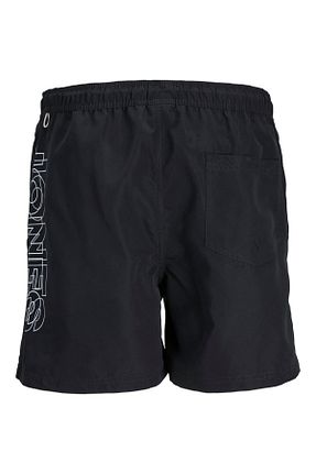 شلوارک ساحلی مشکی مردانه پلی استر Jack & Jones - کد 809540224
