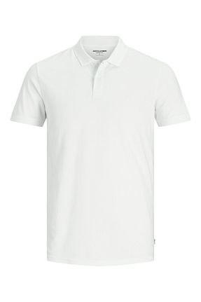 پولوشرت سفید مردانه %100 پنبه Jack & Jones - کد 2605473