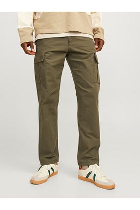 شلوار سبز مردانه پنبه ای Jack & Jones - کد 843223431