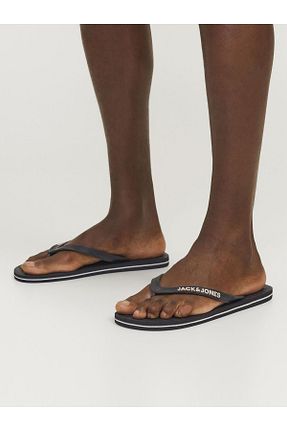 دمپائی مشکی مردانه پارچه ای Jack & Jones - کد 828136280