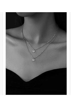 گردنبند جواهر زنانه فلزی Lal - کد 822533531