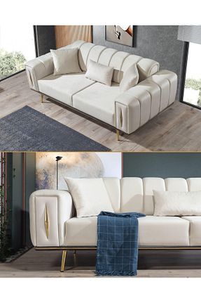 ست مبل بژ 3+3+1 inegölmobilyası - کد 868448951