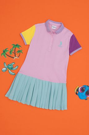 لباس صورتی بچه گانه بافت U.S. Polo Assn. - کد 845436773