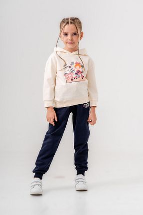 ست بالاتنه و پائین تنه سرمه ای بچه گانه بافتنی Mışıl Kids - کد 852736067