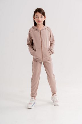 ست بالاتنه و پائین تنه بژ بچه گانه بافت Mışıl Kids - کد 859663525