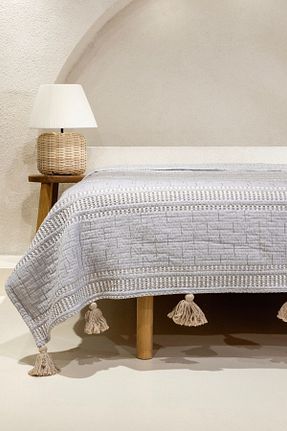 روتختی دونفره بژ پنبه ای Koza Home - کد 754760965
