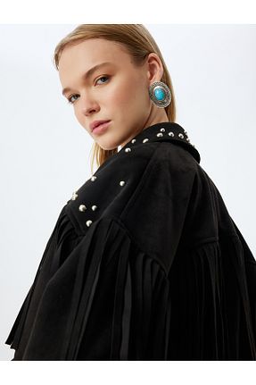 کاپشن صورتی زنانه رگولار Koton - کد 868522363