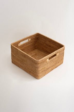 سبد بژ خیزران Koza Home - کد 827178799