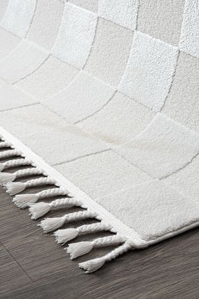 فرش بژ آنتی آلرژی Koza Halı - کد 855244545