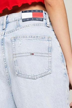 شلوار جین سرمه ای زنانه رگولار Tommy Hilfiger - کد 823715265