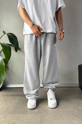 شلوار کرمگن طوسی مردانه اورسایز Flaw Wear - کد 868530412