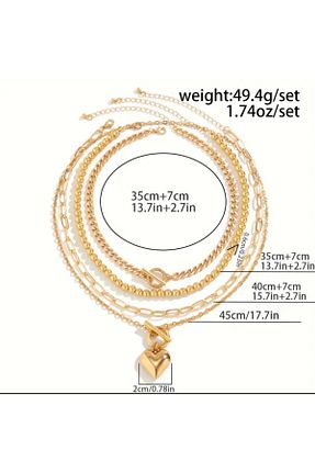 گردنبند جواهر طلائی زنانه NT Shop - کد 868524426