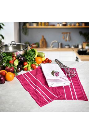 حوله آشپزخانه بنفش پنبه Galata Cotton - کد 867661029