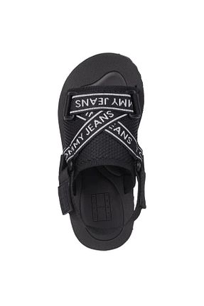 صندل مشکی زنانه پاشنه تخت Tommy Hilfiger - کد 832560383