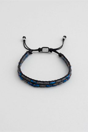 دستبند استیل (فولاد) مشکی مردانه استیل (فولاد) So Chic - کد 868534814