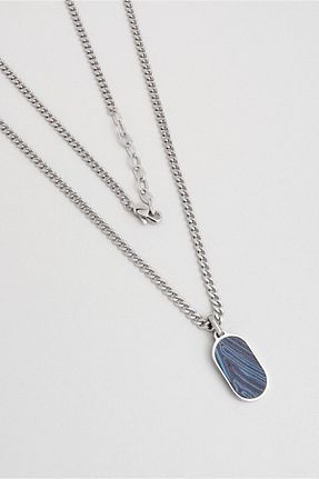 گردنبند استیل ( فولاد ) متالیک مردانه استیل ضد زنگ So Chic - کد 868534957