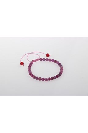 دستبند جواهر بنفش زنانه سنگ طبیعی OSMANLI DOĞAL TAŞ - کد 316643505