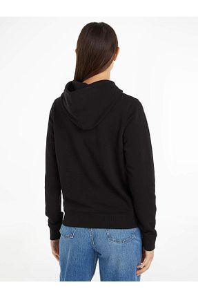سوئیشرت مشکی زنانه ساده Tommy Hilfiger - کد 835638504