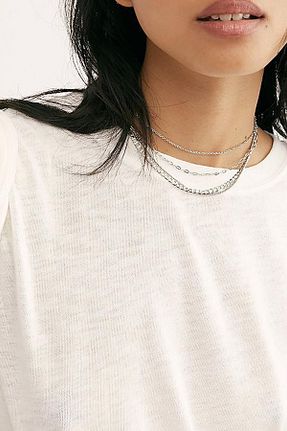 گردنبند جواهر طوسی زنانه پوشش لاکی New Obsessions - کد 44357939