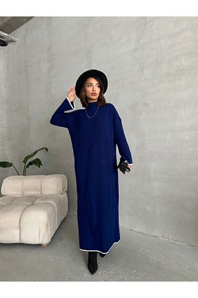 لباس سرمه ای زنانه تریکو kawoon - کد 869206983