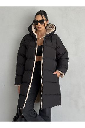 کاپشن حجاب مشکی زنانه پلی استر moda armanc - کد 471642639