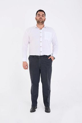 شلوار سایز بزرگ طوسی زنانه پنبه ای PHANTOM JEANS - کد 869503993