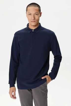 سوئیشرت سرمه ای مردانه رگولار Nautica - کد 855362875