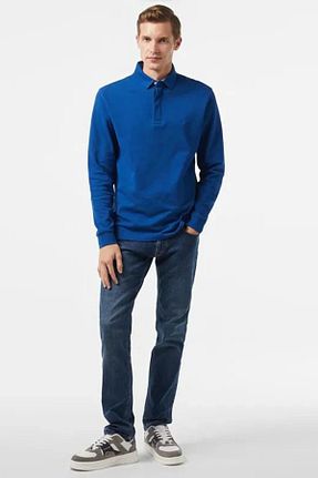 سوئیشرت آبی مردانه ساده Nautica - کد 856336836