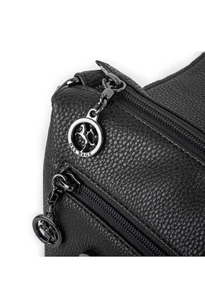 کیف پستچی مشکی زنانه چرم مصنوعی Nas Bag - کد 684473960