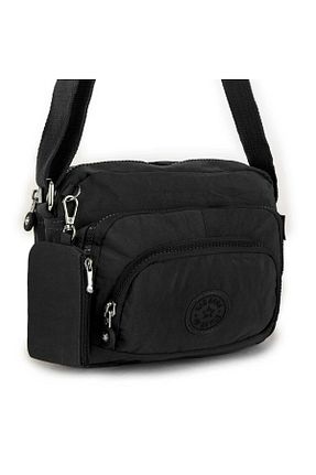 کیف پستچی مشکی زنانه پارچه ای Nas Bag - کد 729034974