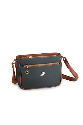 کیف پستچی سبز زنانه چرم مصنوعی Nas Bag - کد 759770237