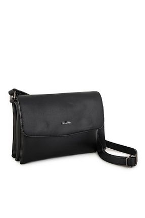 کیف پستچی مشکی زنانه چرم مصنوعی Nas Bag - کد 822694471