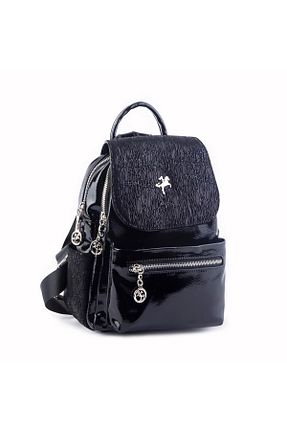 کوله پشتی مشکی زنانه سایز متوسط Nas Bag - کد 831340255