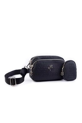 کیف پستچی مشکی زنانه چرم مصنوعی Nas Bag - کد 818396169