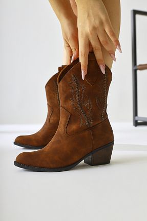 بوت / نیم بوت مشکی زنانه چرم مصنوعی Limoya - کد 868580504