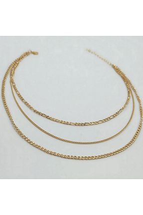 گردنبند جواهر طلائی زنانه روکش طلا Pure Charm - کد 868587875