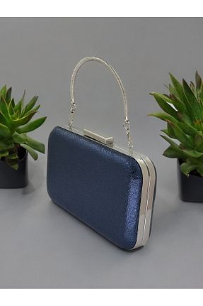 کیف مجلسی سرمه ای زنانه فلزی MidStore - کد 935018419