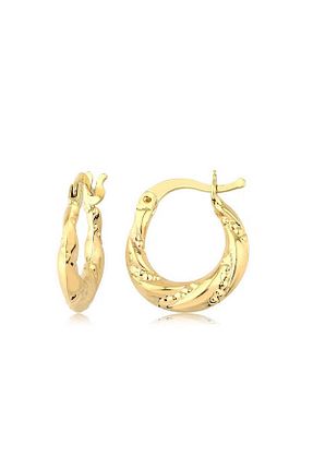 گوشواره طلا زرد زنانه 14 عیار Iryum - کد 314181028